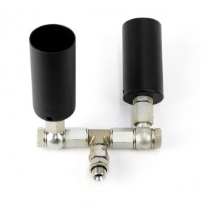 ATTACCO A 2 TUBI PER JET CO2