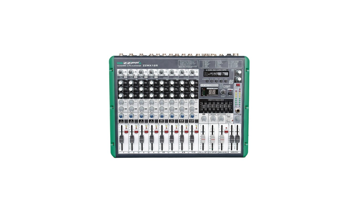 MIXER PROF 12 CANALI CON MULTIEFFETTO DSP