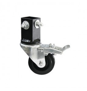 KIT 4 RUOTE CON FRENO PER PEDANA TM300/TM440