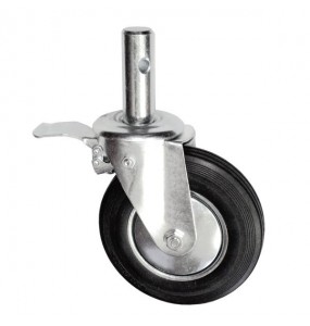 SET 4 RUOTE IN NYLON PER CARRO PORTA PEDANE TM4 SERIES. QUESTA VERSION