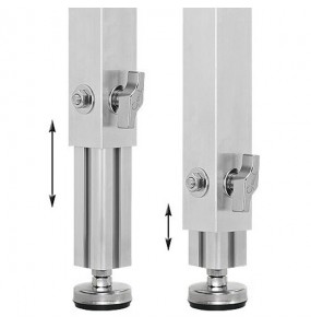 PIEDE TELESCOPICO REGOLABILE +/-5CM PERPEDANA TM300/TM440/TM440XL SER
