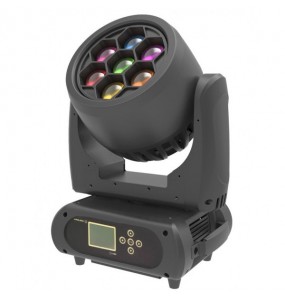 TESTA MOBILE BEAM/WASH 7 LED RGBW DA 32WE ZOOM Garanzia 1 a
