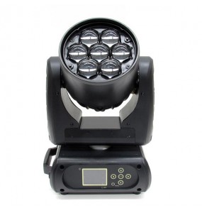 TESTA MOBILE WASH 7 LED RGBW DA 15W E ZOOM MOTORIZZATO