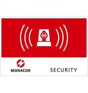 ETICHETTA "ALARM", ADESIVA ALL'INTERNO