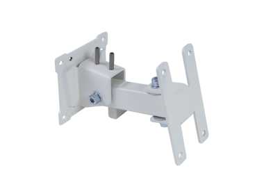 SUPPORTO DA PARETE REGOLABILE E CAVO DISICUREZZA PORTATA 12KG BIANCO