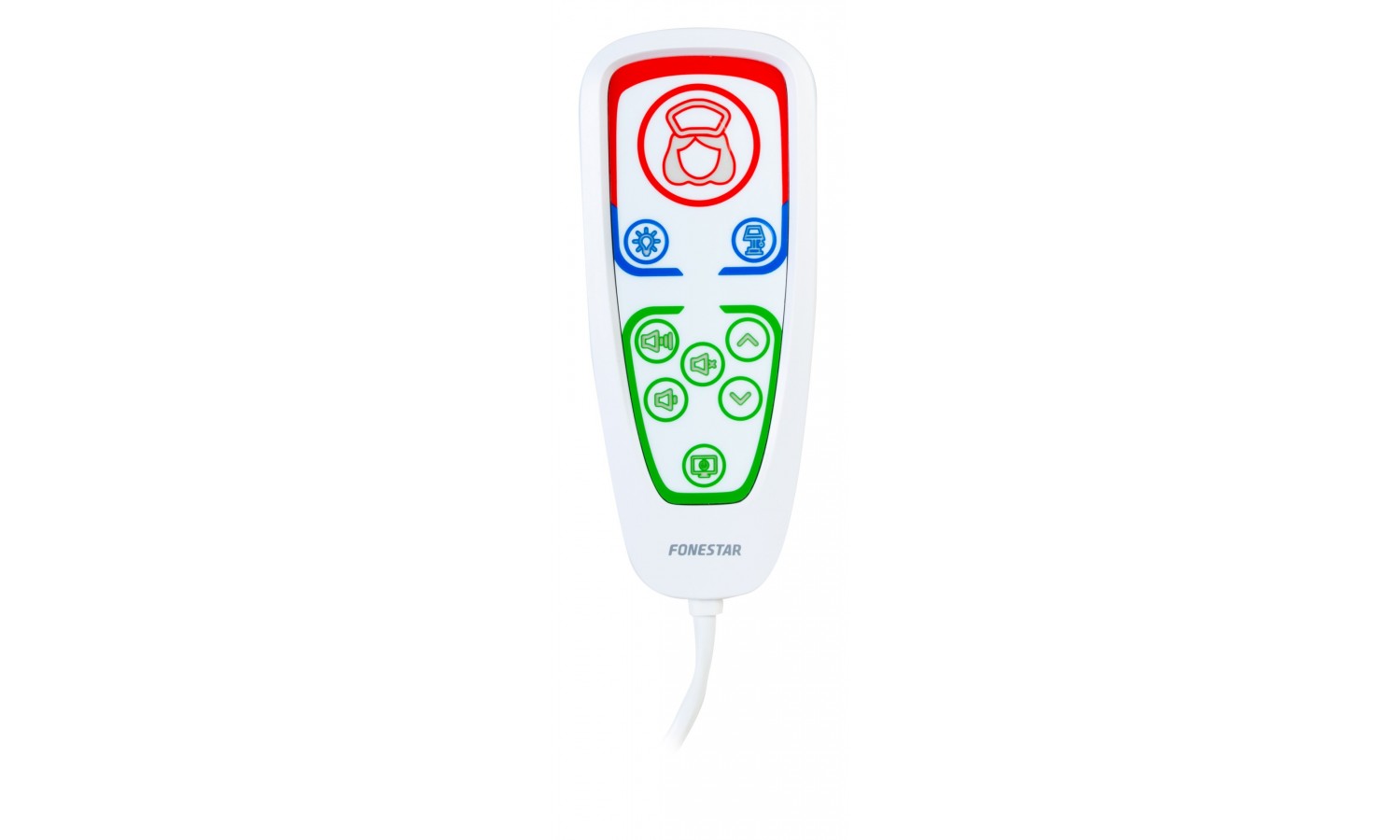 Pear-shape push button controller