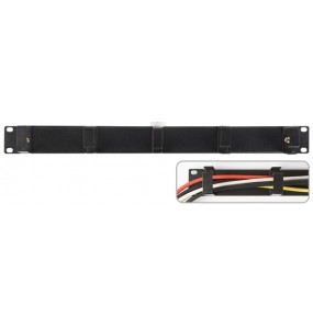 1 U cable tie panel rack 19" rack