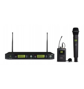 Double UHF wireless microphone