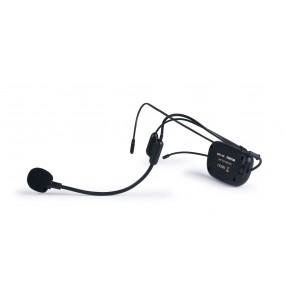 UHF wireless microphone headset