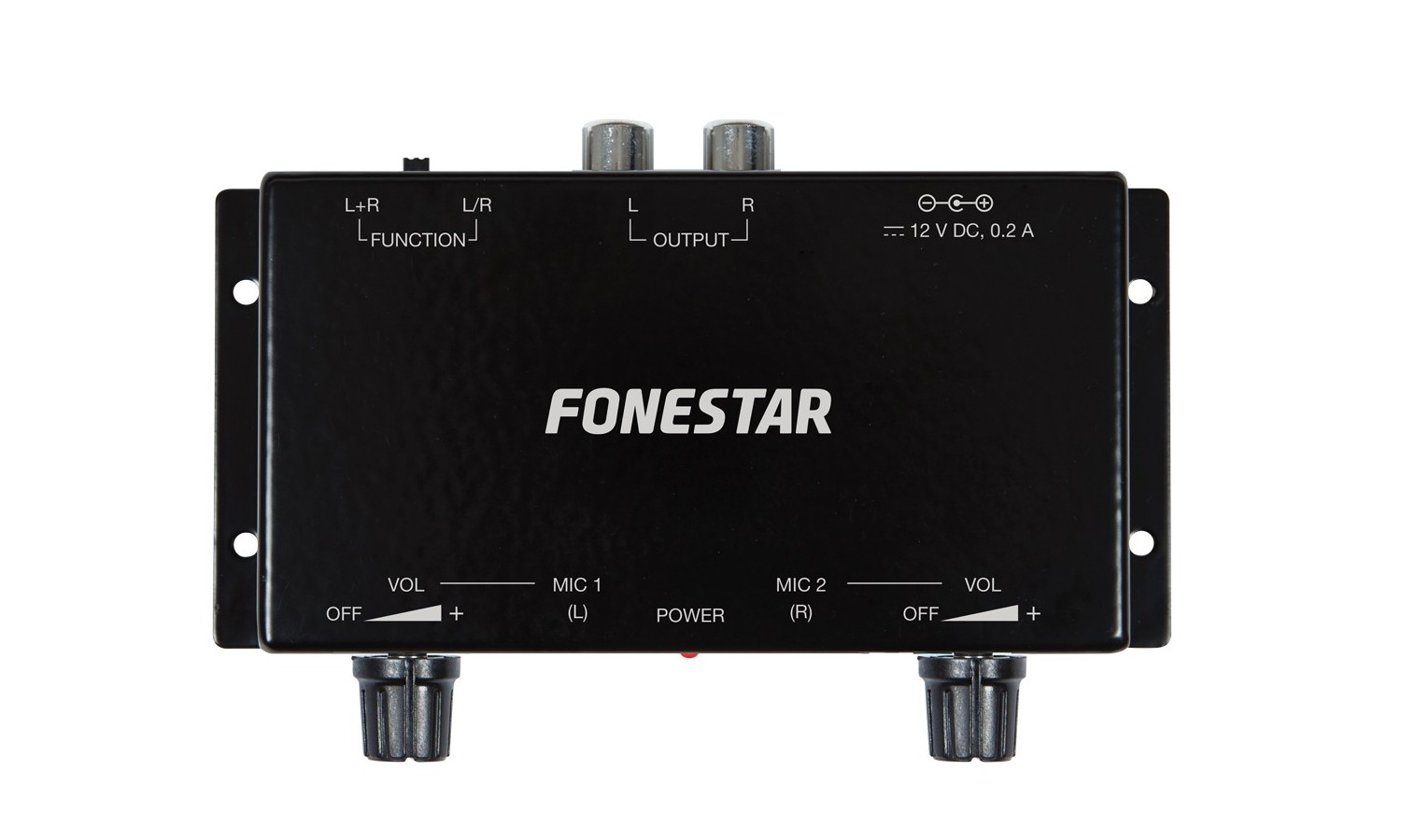 Microphone to aux preamplifier