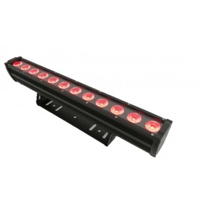 Battery-powered LED bar 12 LED RGBWA + UV 12W IP65